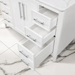 Loxley Rowe Venice Vanity in White with Quartz Top