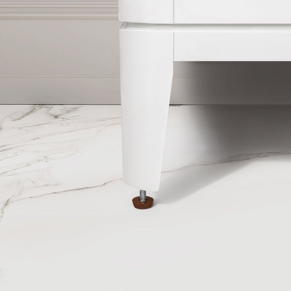 Loxley Rowe Venice Vanity in White with Quartz Top