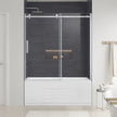OVE Decors Kelsey 60 in. Sliding Bathtub Door