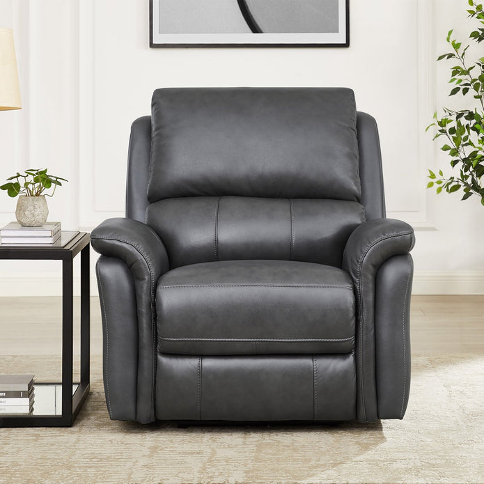 Prospera Home Marner Top grain Leather Power Reclining Sofa and Chair