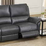 Prospera Home Marner Top grain Leather Power Reclining Sofa and Chair