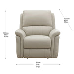 Prospera Home Marner Top grain Leather Power Reclining Chair