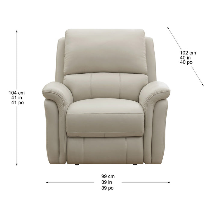 Prospera Home Marner Top grain Leather Power Reclining Chair