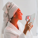 Conair True Glow LED Light Therapy Face Mask with Velour Storage Pouch