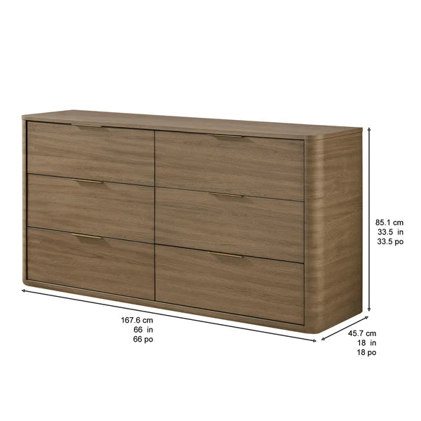 Margot James 6-drawer Dresser