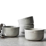 Staub Dining Line White Truffle Stoneware Dinnerware Set, 12-pieces