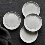 Staub Dining Line White Truffle Stoneware Dinnerware Set, 12-pieces