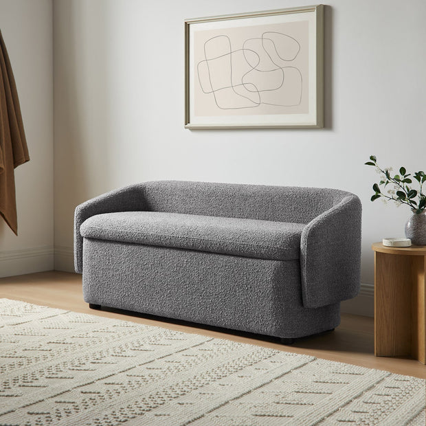 Aiden & Ivy Fabric Storage Bench