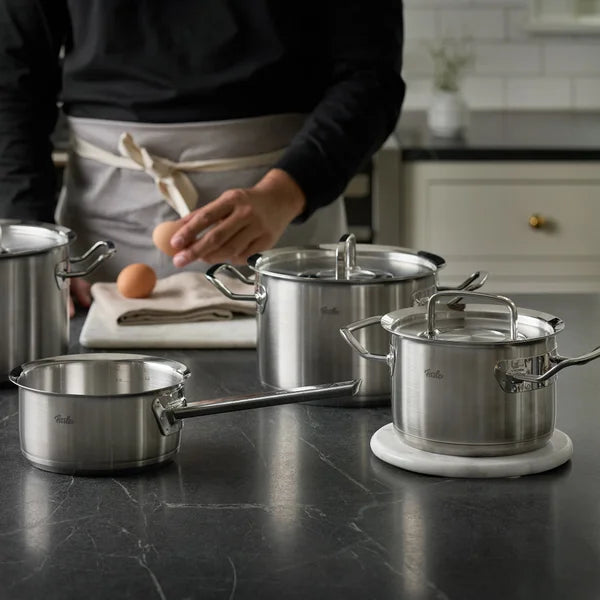 Fissler Original-Profi Collection Stainless Steel Cookware Set, 7-pieces