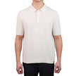 United Colors of Benetton Men's Short Sleeve Polo Sweater - Ivory