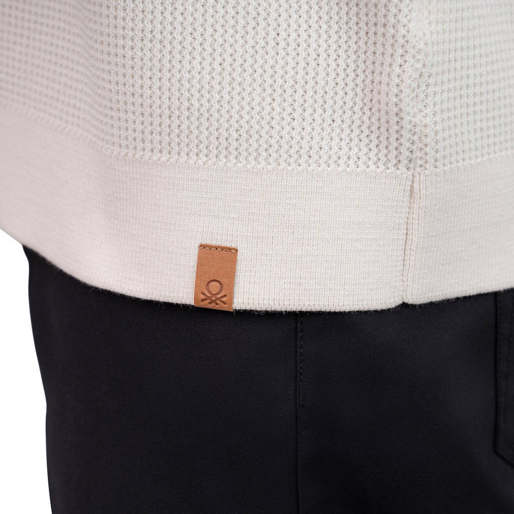 United Colors of Benetton Men's Short Sleeve Polo Sweater