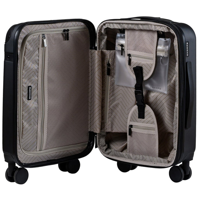 Champs Vintage Hardside Carry-on