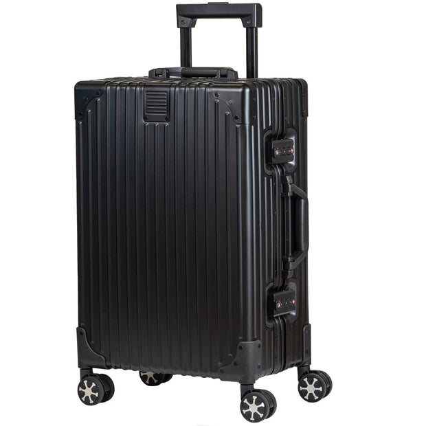 Champs Elite Collection Aluminum Carry-on - Black