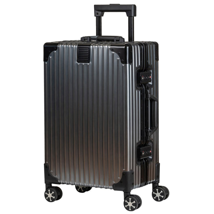 Champs Elite Collection Aluminum Carry-on - Grey