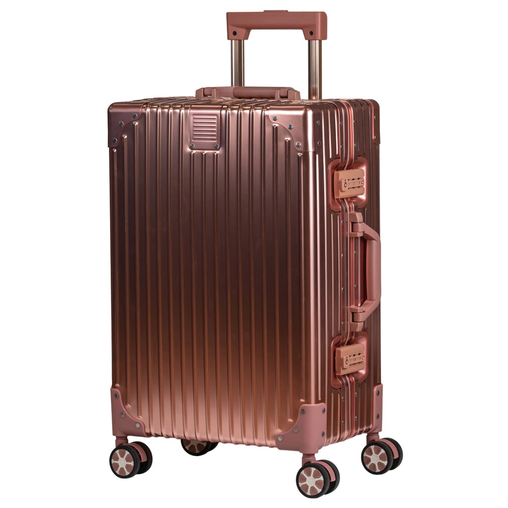 Champs Elite Collection Aluminum Carry-on - Rose Gold