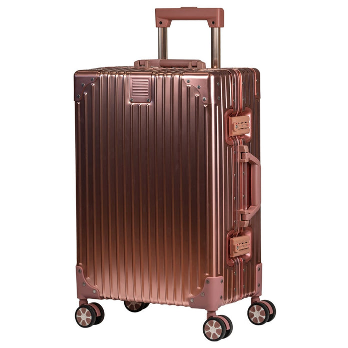 Champs Elite Collection Aluminum Carry-on - Rose Gold