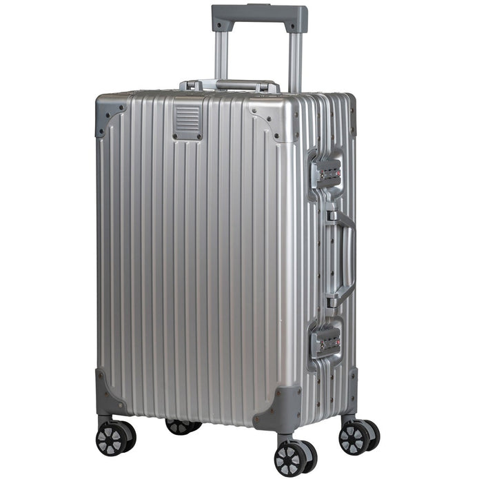 Champs Elite Collection Aluminum Carry-on - Silver
