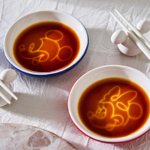 Disney Bon Voyage Dip Dish and Chopstick Holder Set, 4-piece