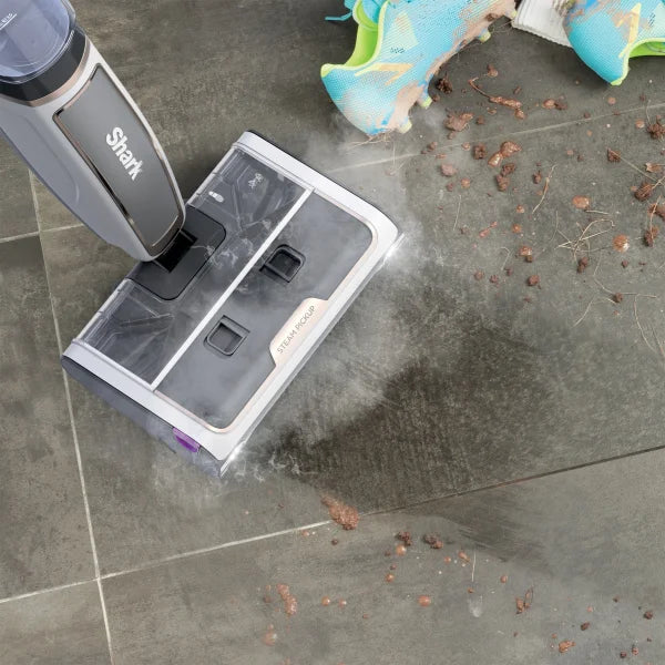 Shark Steam Pickup 3-in-1 Corded Steam Mop with 2 Extra Antimicrobial Brushrolls