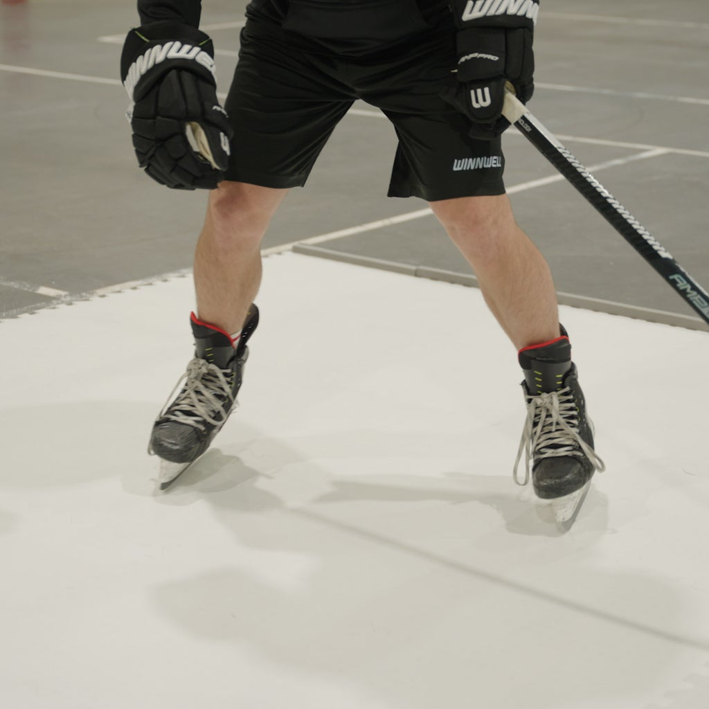 Winnwell Skateable White Hockey Tiles, 10-pack