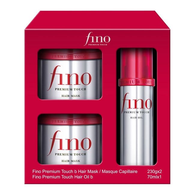 Shiseido Fino Hair Masks and Oil, 2 x 230 g + 70 mL