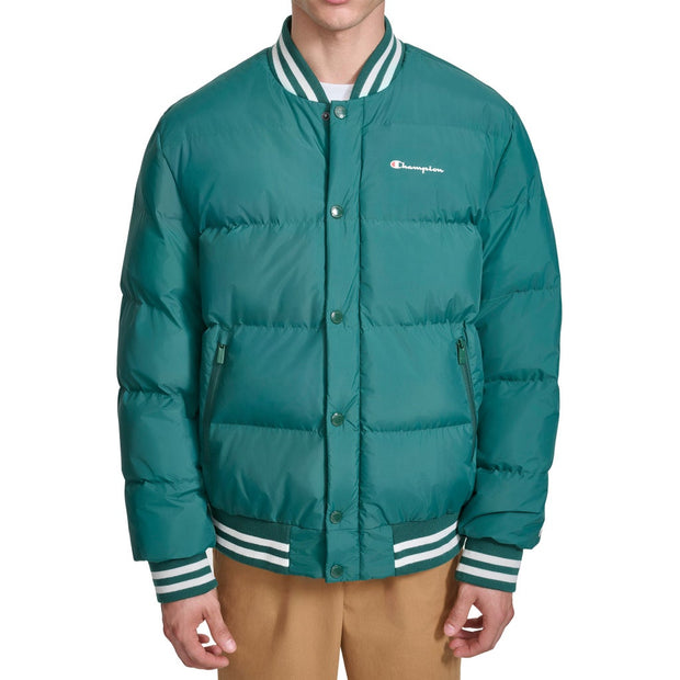 Champion Men's Puffer Jacket - Green