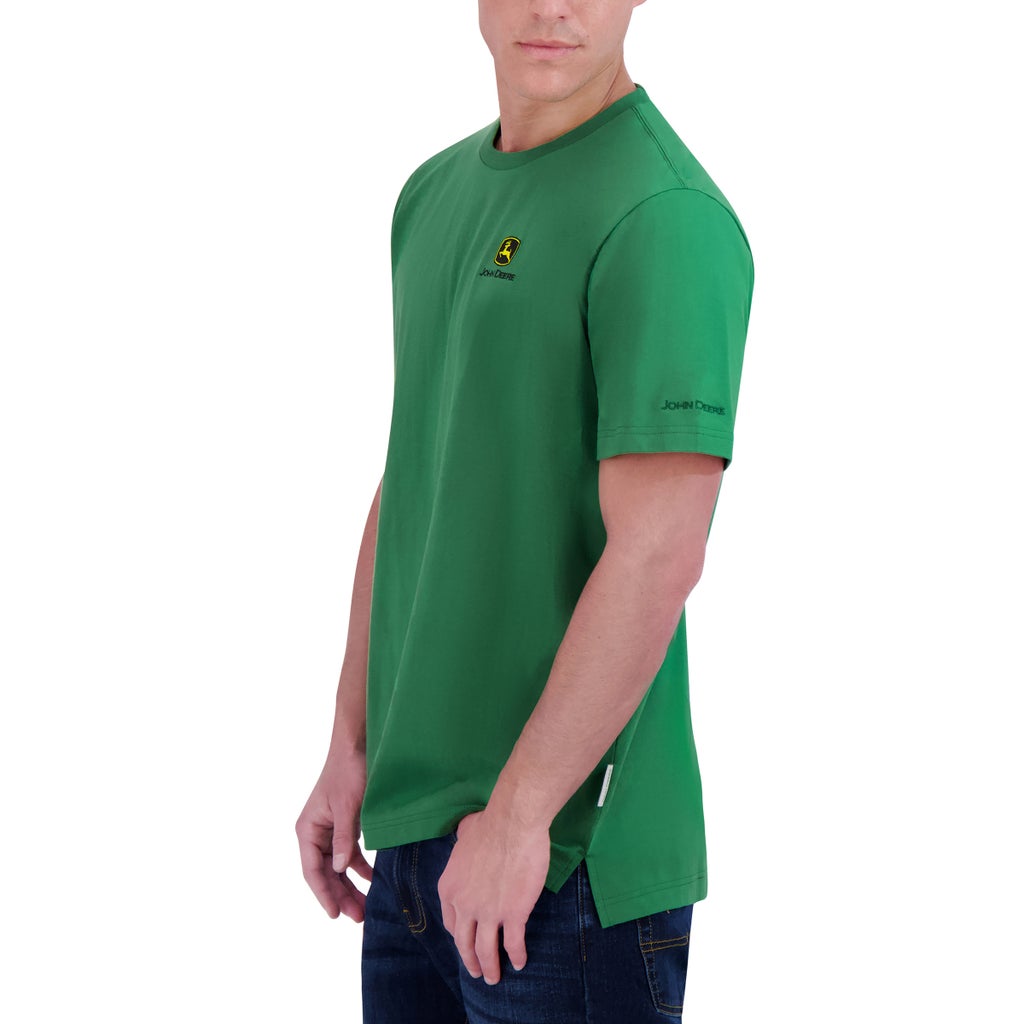 John Deere Men's Short Sleeve Embroidered Logo T-Shirt