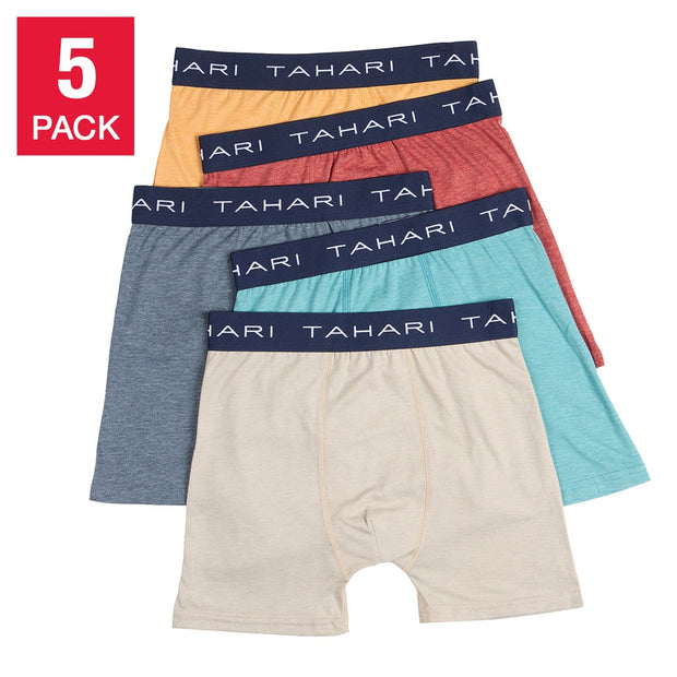 Tahari Boys Boxer Brief, 5-pack - Grey