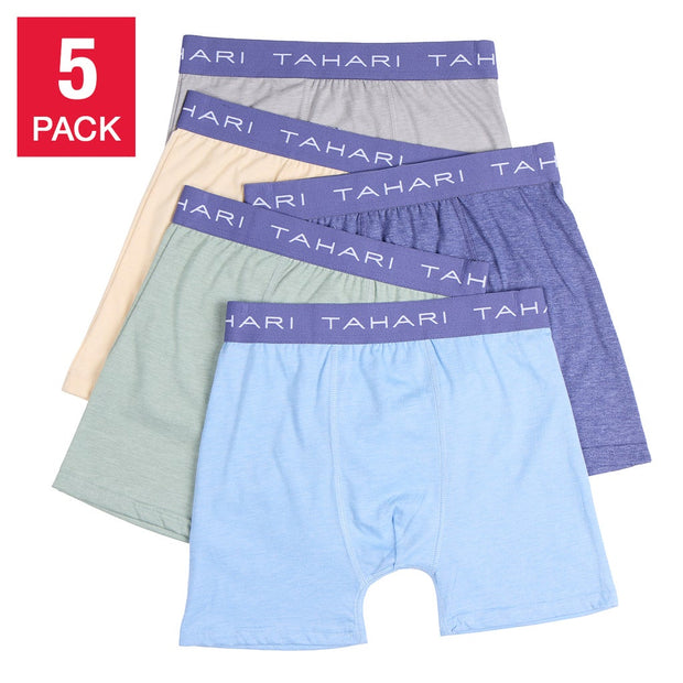 Tahari Boys Boxer Brief, 5-pack - Light Blue