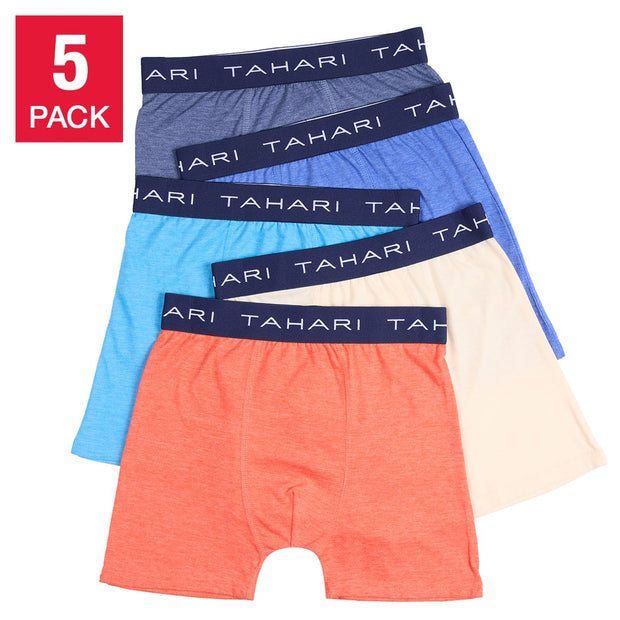 Tahari Boys Boxer Brief, 5-pack - Orange