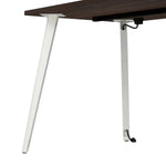Office Pro Strive L-shaped Desk with Rolling File Cabinet