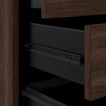 Office Pro Strive L-shaped Desk with Rolling File Cabinet