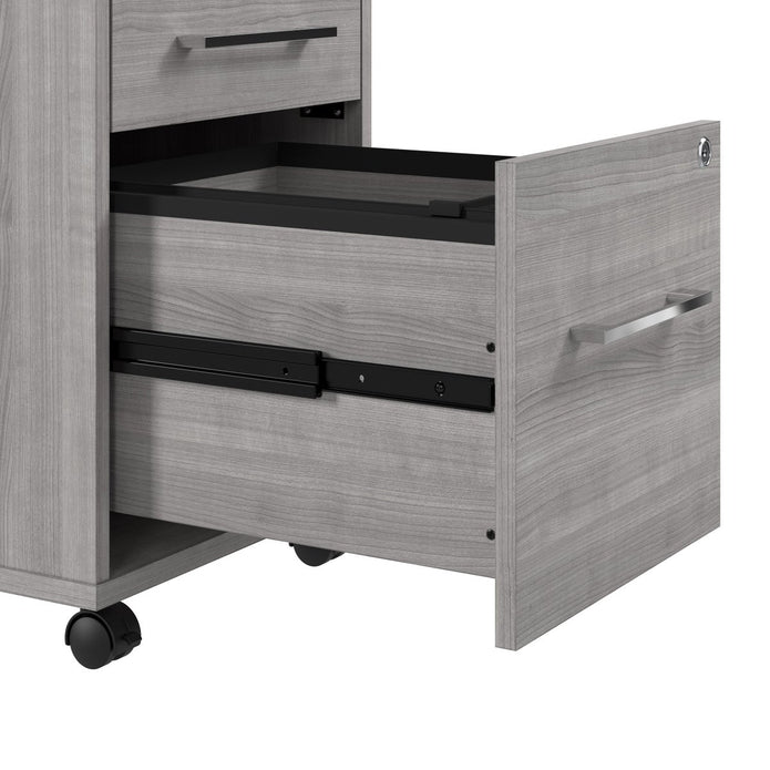 Bush Furniture Office Pro Havin Computer Desk with Mobile File Cabinet