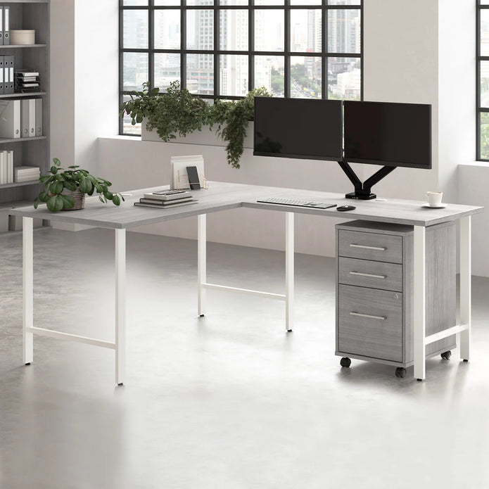 Bush Furniture Office Pro Havin 3-piece L-shaped Workstation
