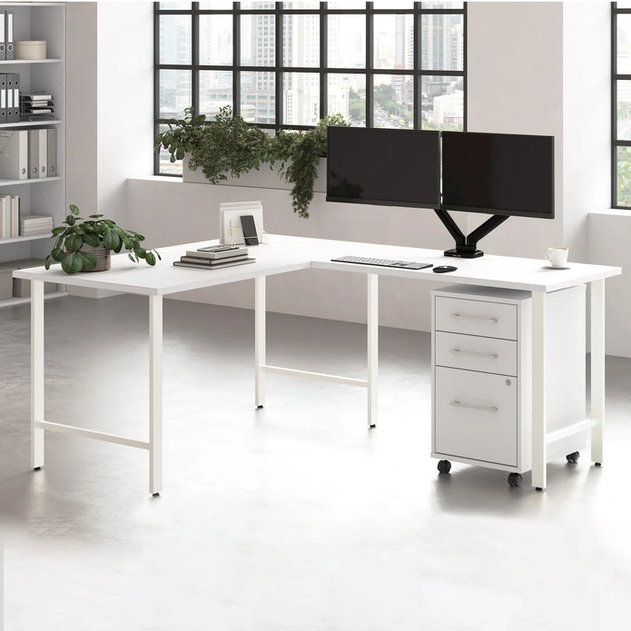 Bush Furniture Office Pro Havin 3-piece L-shaped Workstation
