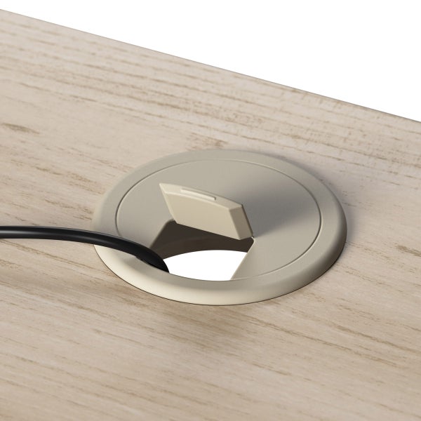 Bush Furniture Office Pro Havin L-shaped Desk with Mobile Storage Cabinet