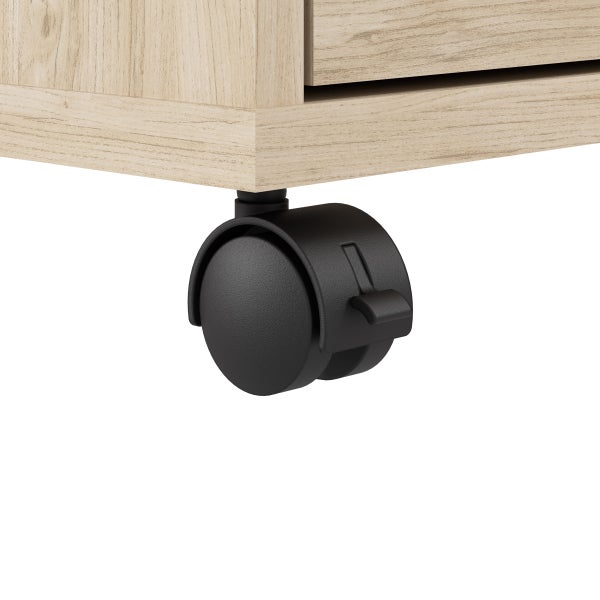 Bush Furniture Office Pro Havin L-shaped Desk with Mobile Storage Cabinet