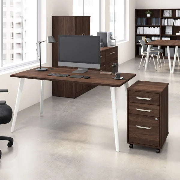 Office Pro Strive 151.6 cm (59.7 in.) Computer Desk with Mobile File Cabinet