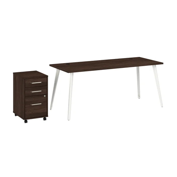 Office Pro Strive 151.6 cm (59.7 in.) Computer Desk with Mobile File Cabinet