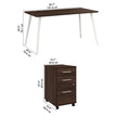 Office Pro Strive 151.6 cm (59.7 in.) Computer Desk with Mobile File Cabinet