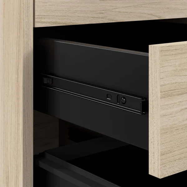 Office Pro Strive 181.34 cm (71 in.) Computer Desk with Mobile File Cabinet