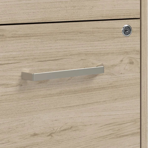 Office Pro Strive 181.34 cm (71 in.) Computer Desk with Mobile File Cabinet