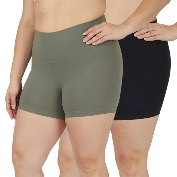 Reflex Women's High Rise Short, 2-pack