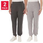 LAZYPANTS Women’s Hacci Knit Joggers, 2-pack