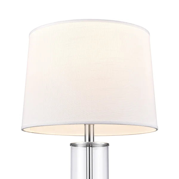 Glass Cylinder Table Lamp Set, 2-pack