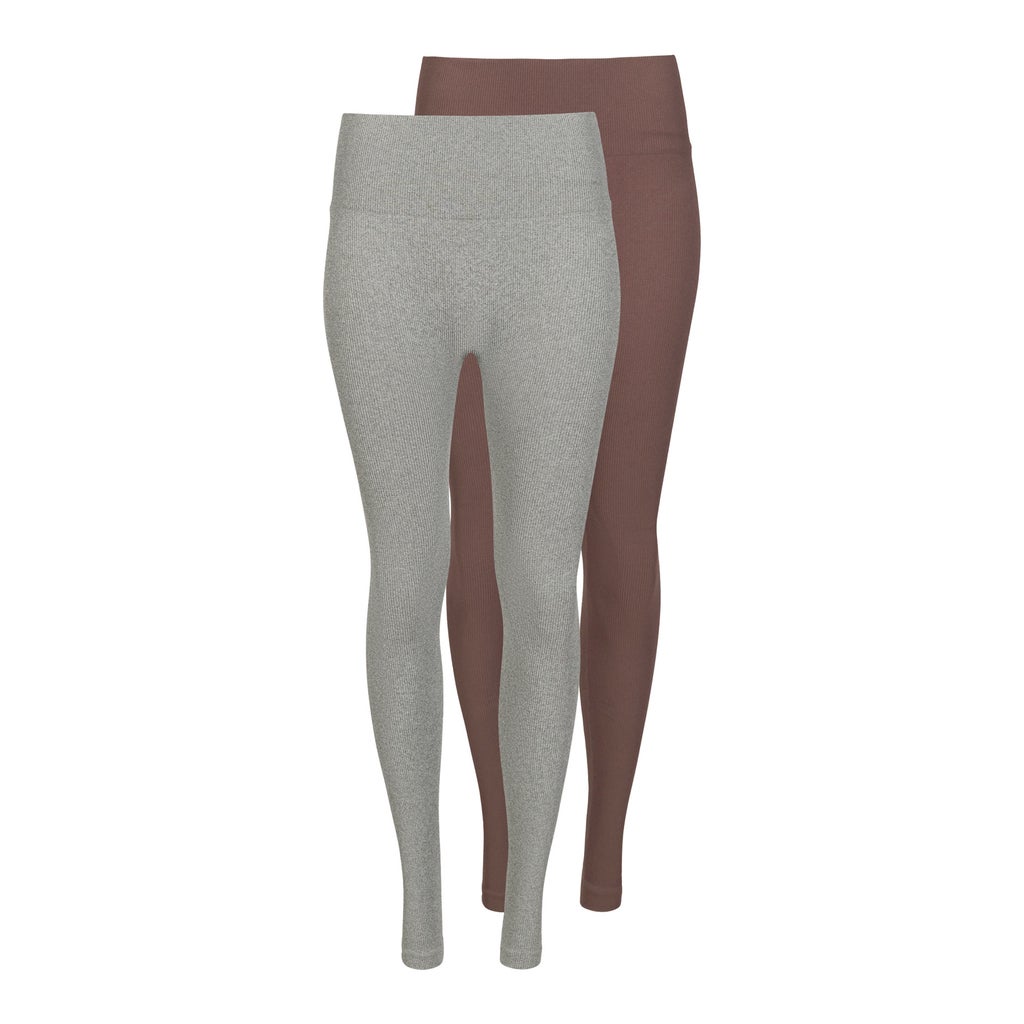 Lemon Women's Ribbed Legging, 2-pack