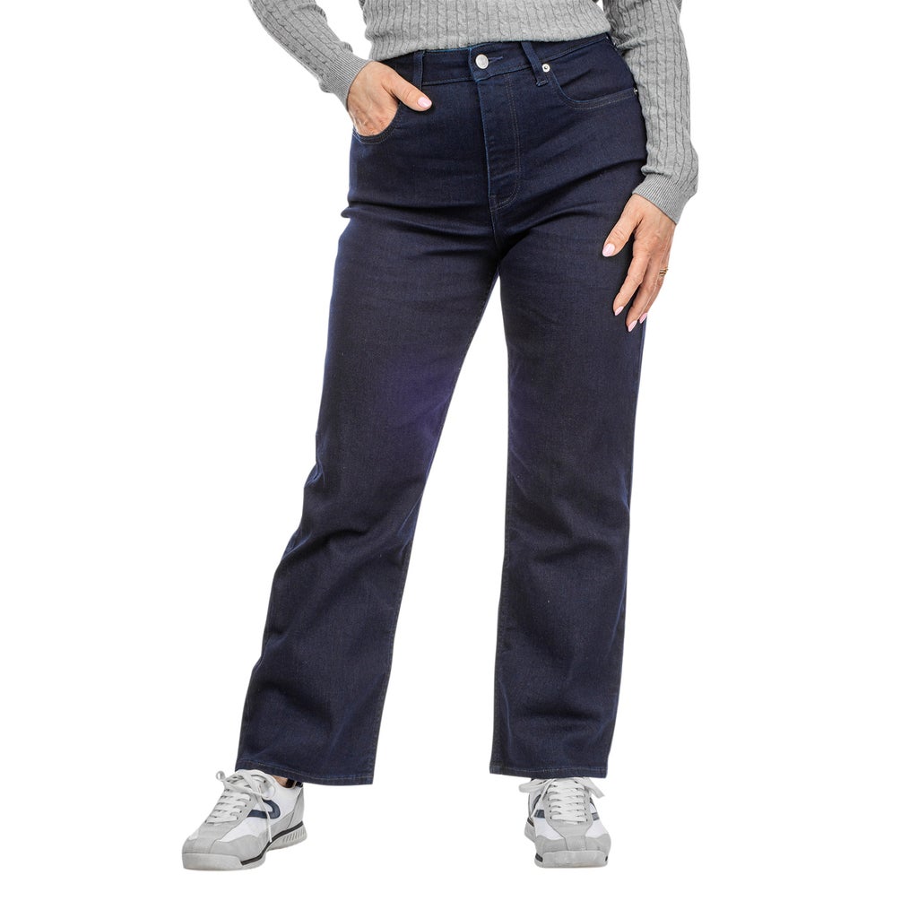 Calvin Klein Women's Straight leg Jean - Dark Blue