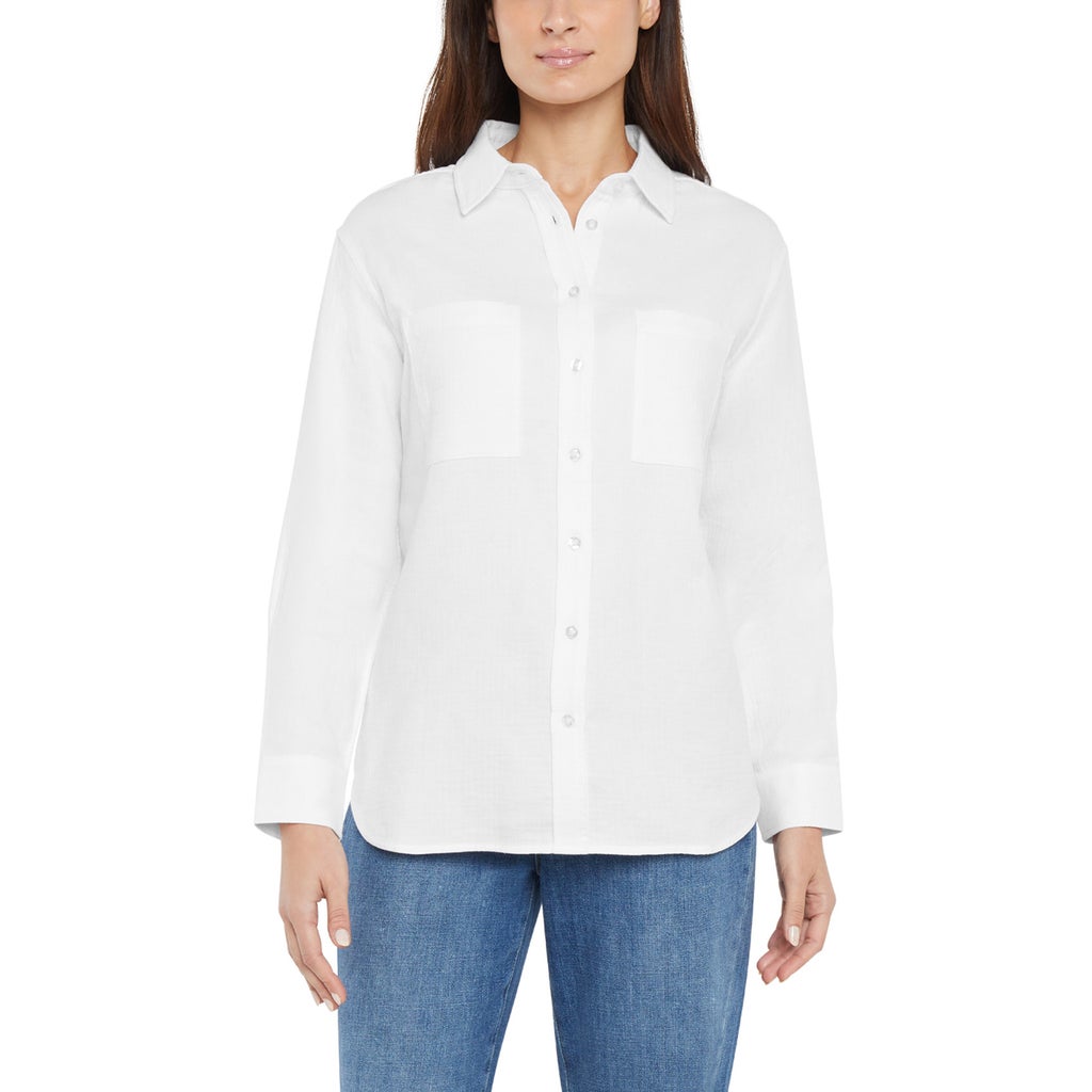 Gap Women's Gauze Shirt - White