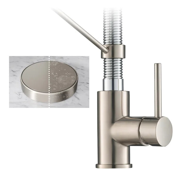 KRAUS Spot Free Bolden 18-in Pull-down Kitchen Faucet