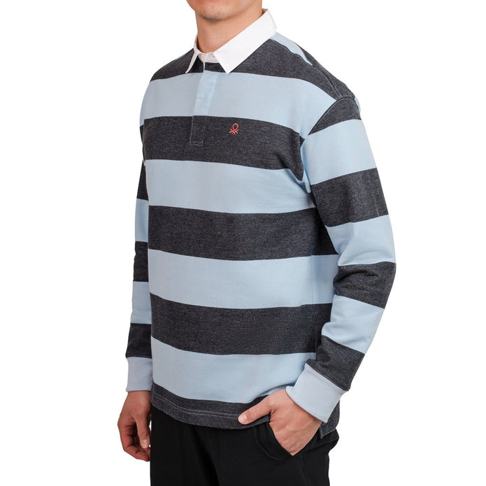 United Colors of Benetton Men's Long Sleeve Rugby Sweater